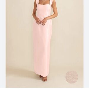 Chic Blush Maxi Dress